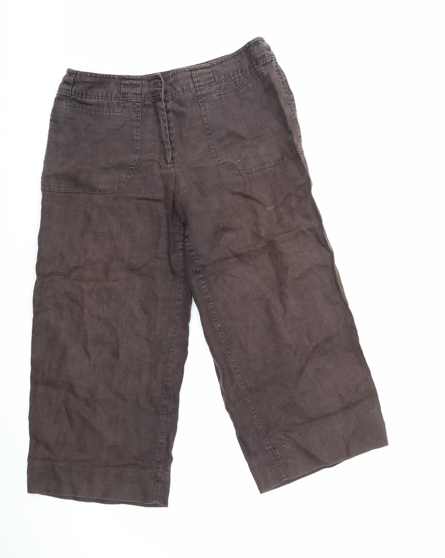 Linea Womens Brown   Sailor Shorts Size 12