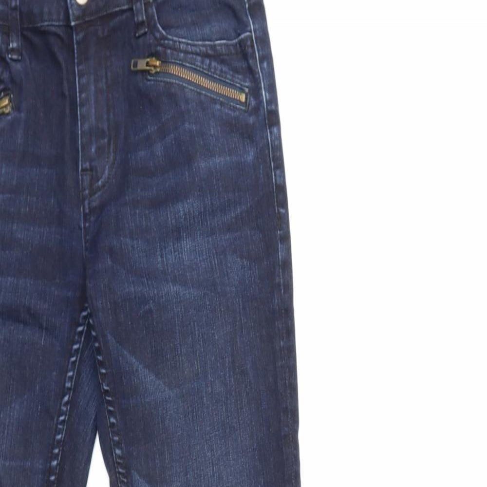 wrap Womens Blue  Denim Straight Jeans Size 28 in L31 in
