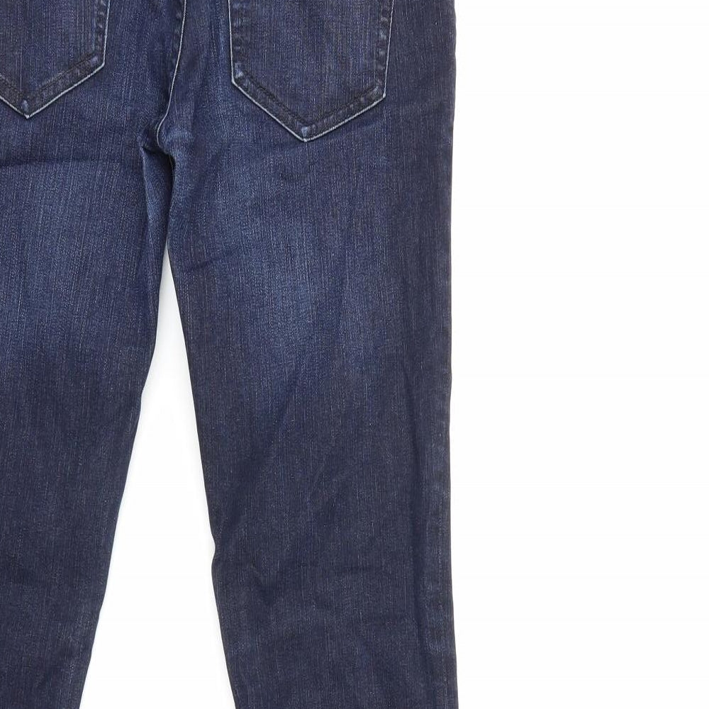 wrap Womens Blue  Denim Straight Jeans Size 28 in L31 in
