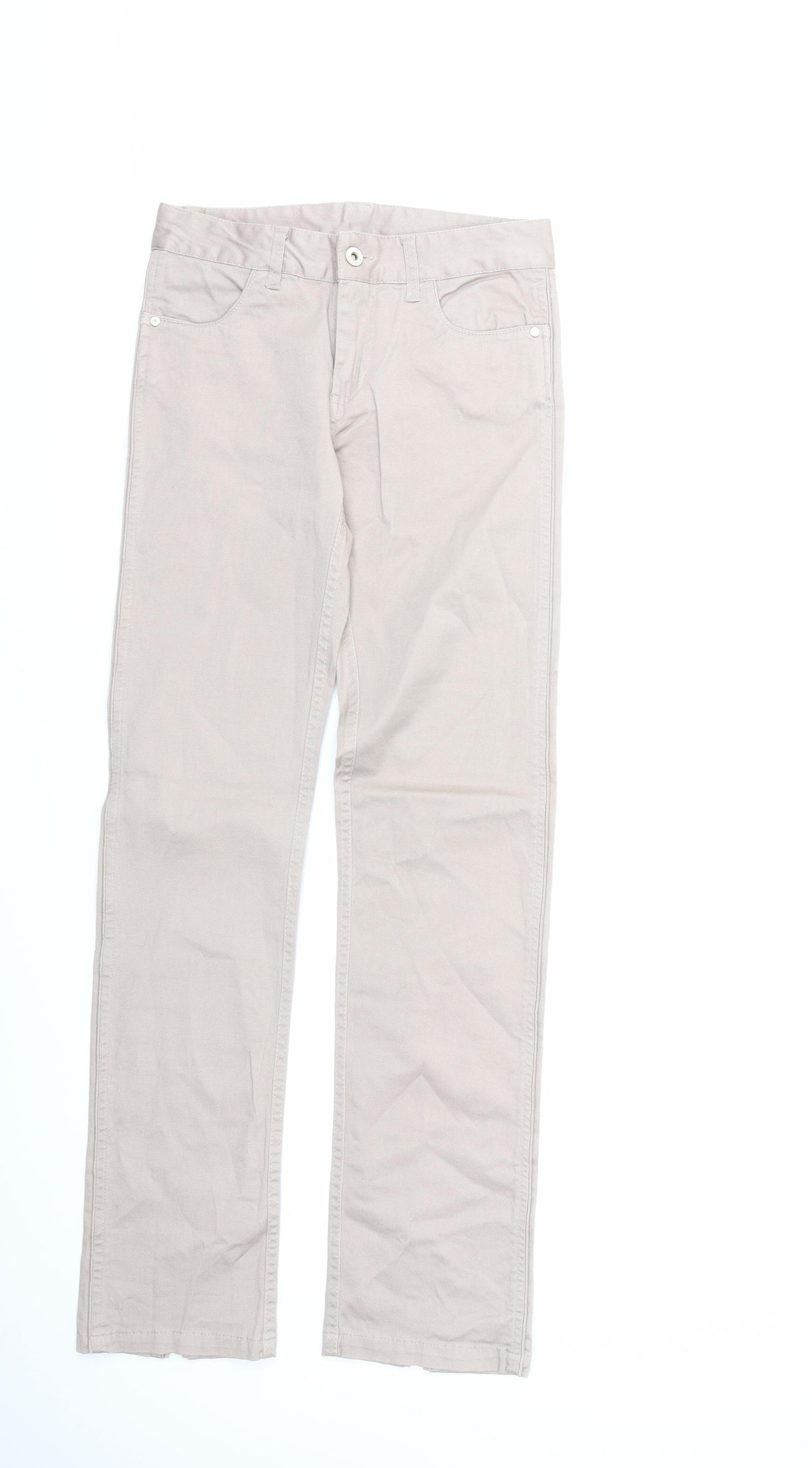 HOOCH Womens Beige   Straight Jeans Size 26 in L30 in
