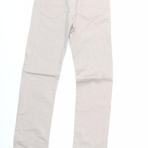 HOOCH Womens Beige   Straight Jeans Size 26 in L30 in