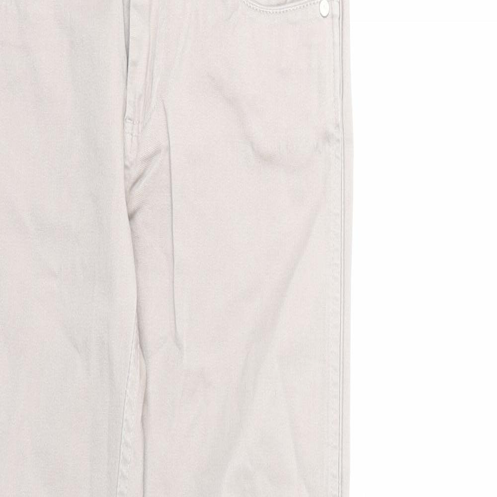 HOOCH Womens Beige   Straight Jeans Size 26 in L30 in