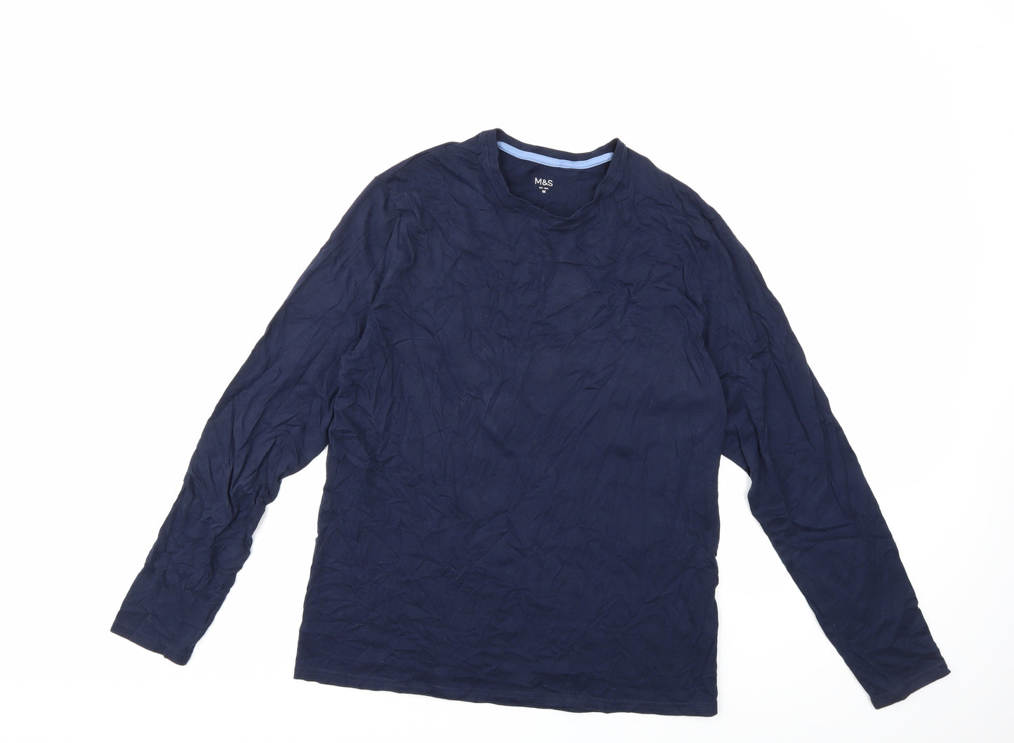 Marks and Spencer Womens Blue   Basic T-Shirt Size M