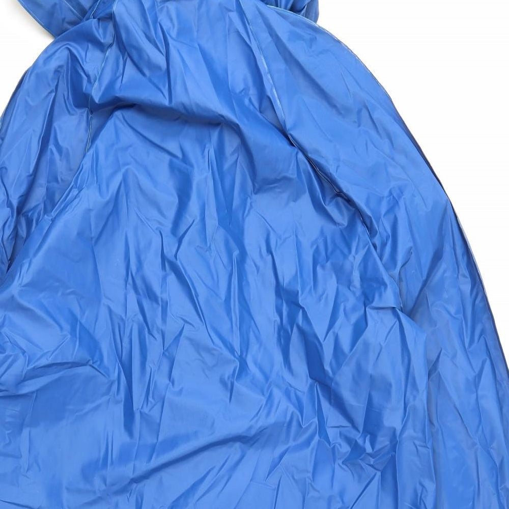 Preworn Womens Blue   Rain Coat Coat Size L