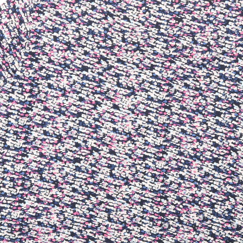 Marks and Spencer Womens Pink Floral  Basic T-Shirt Size 12