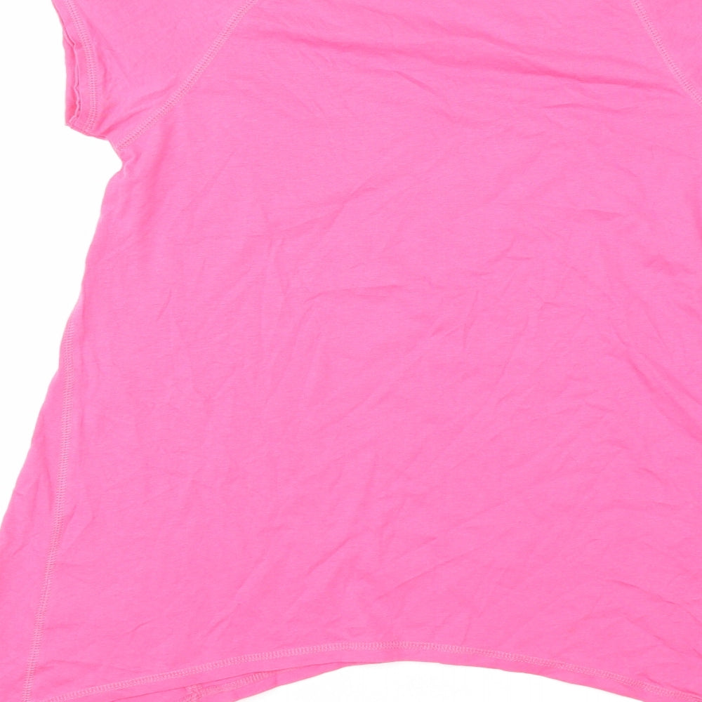 Marks and Spencer Womens Pink   Basic T-Shirt Size 10