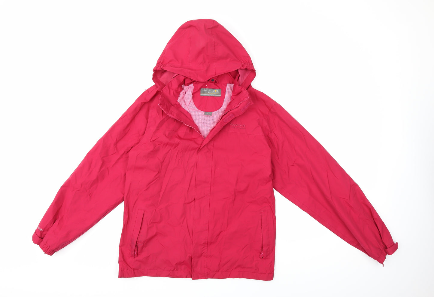 Regatta Girls Pink   Rain Coat Coat Size 10 Years