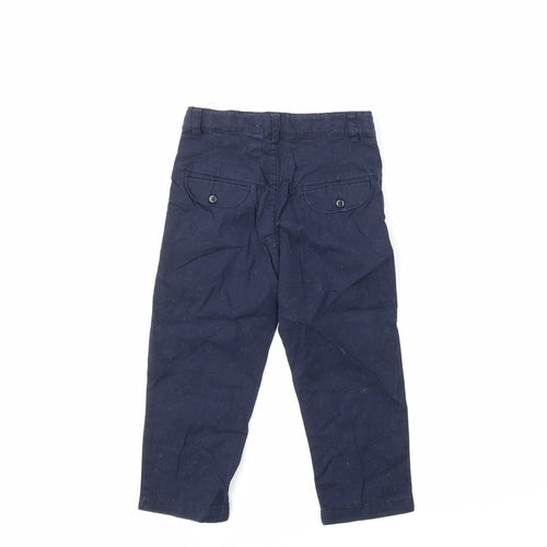 Preworn Boys Blue   Chino Trousers Size 2 Years