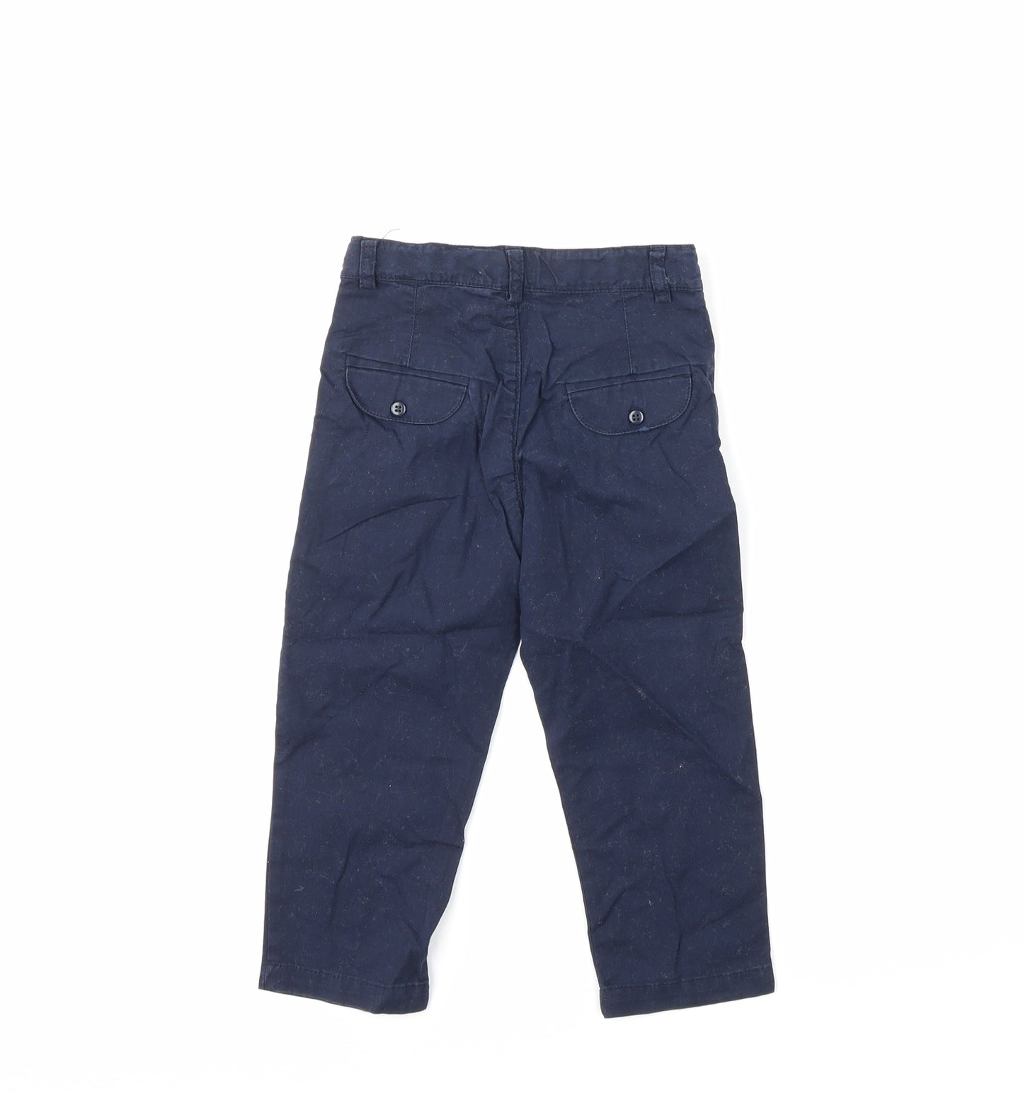 Preworn Boys Blue   Chino Trousers Size 2 Years