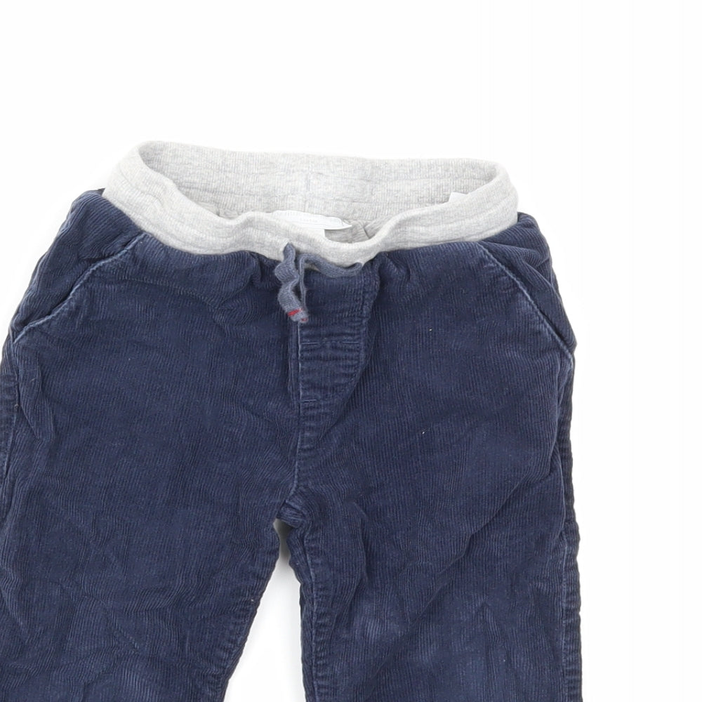 White Company Baby Blue  Corduroy  Trousers Size 18 Months