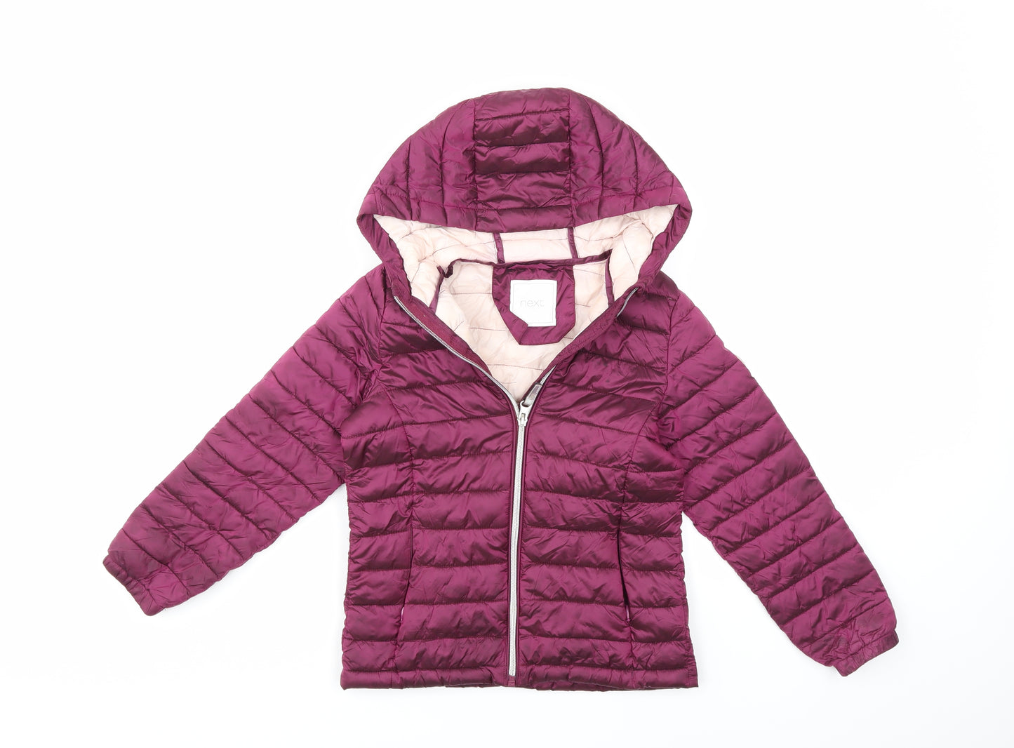 NEXT Girls Pink   Puffer Jacket Coat Size 7 Years