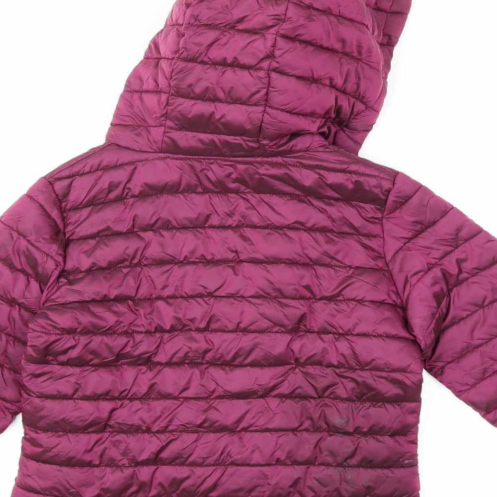NEXT Girls Pink   Puffer Jacket Coat Size 7 Years