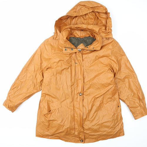 Four Seasons Womens Brown   Rain Coat Coat Size S