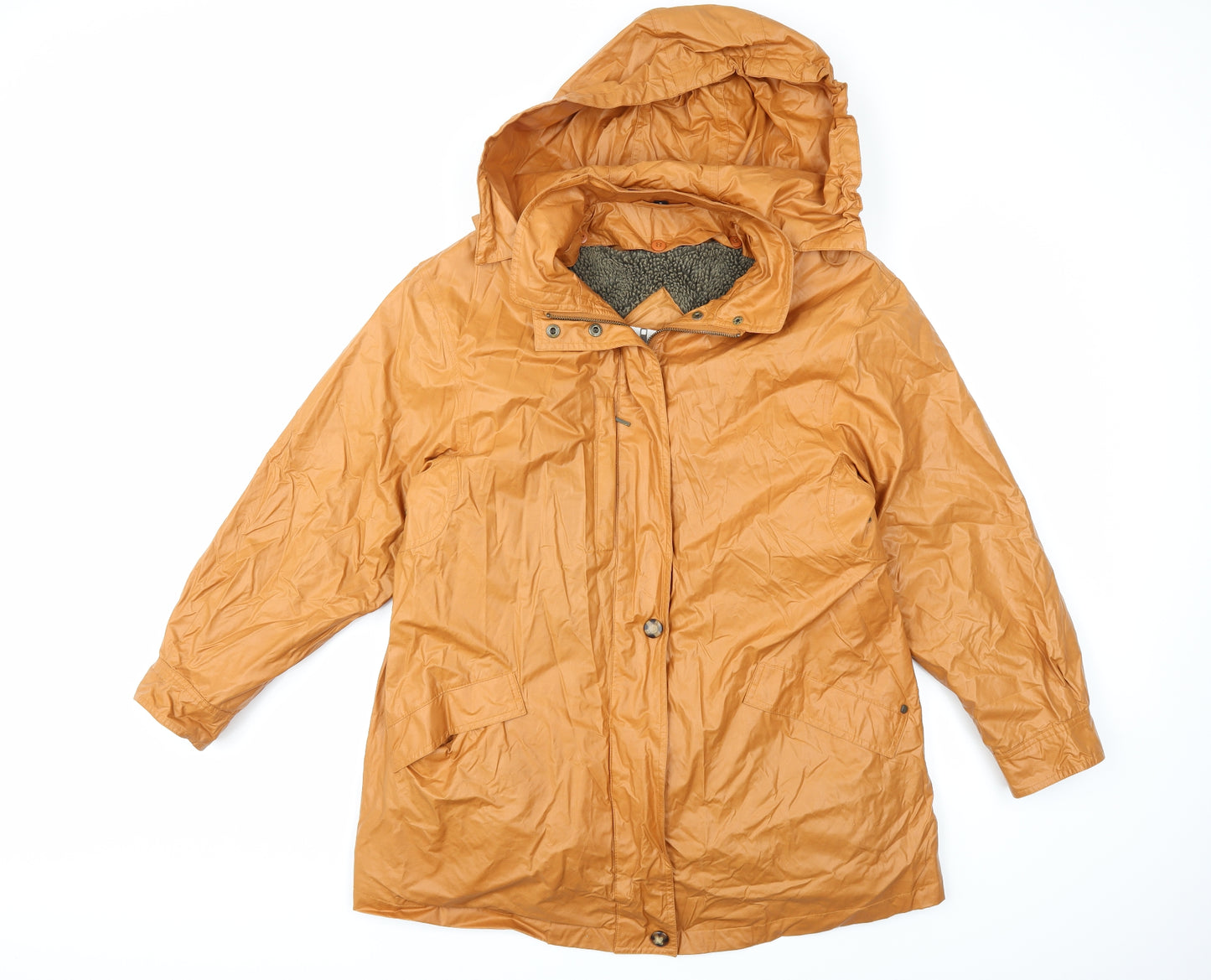 Four Seasons Womens Brown   Rain Coat Coat Size S