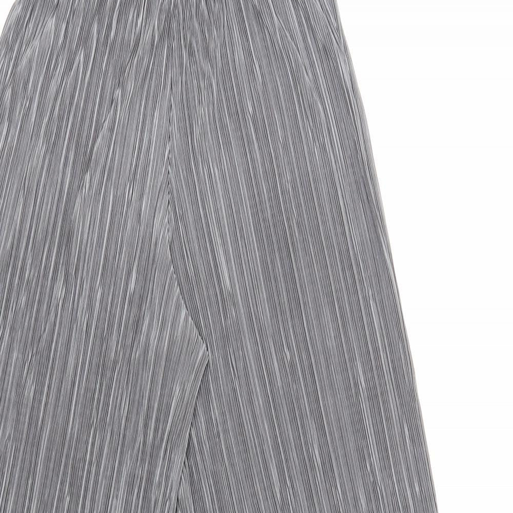 Atmosphere Womens Grey   Trousers  Size 6 L23 in