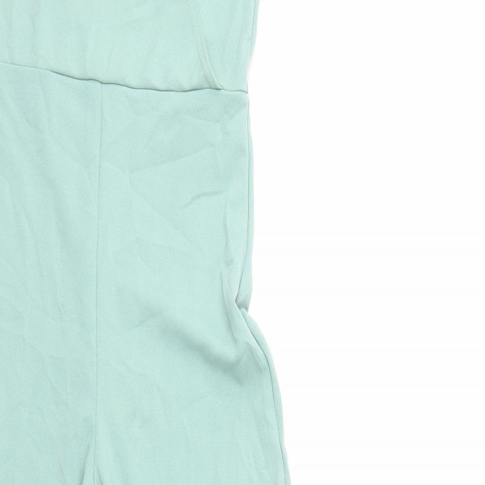 PRETTYLITTLETHING Womens Green   Jumpsuit One-Piece Size 10