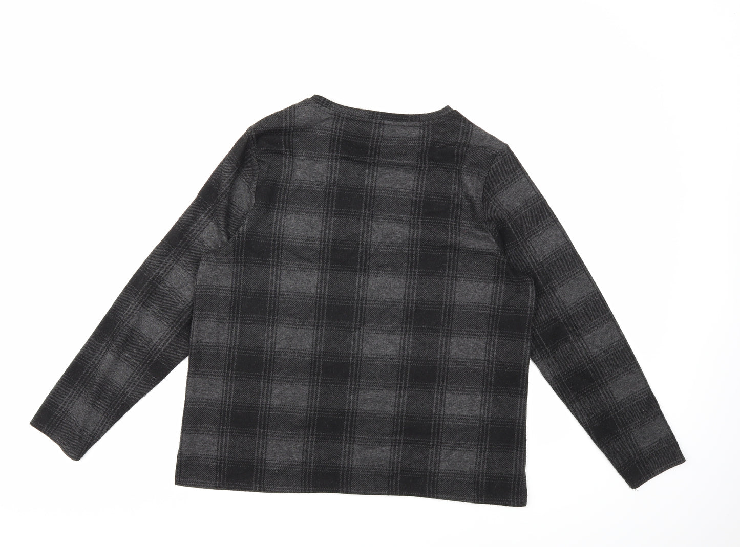 TU Womens Grey Check  Pullover Jumper Size 16