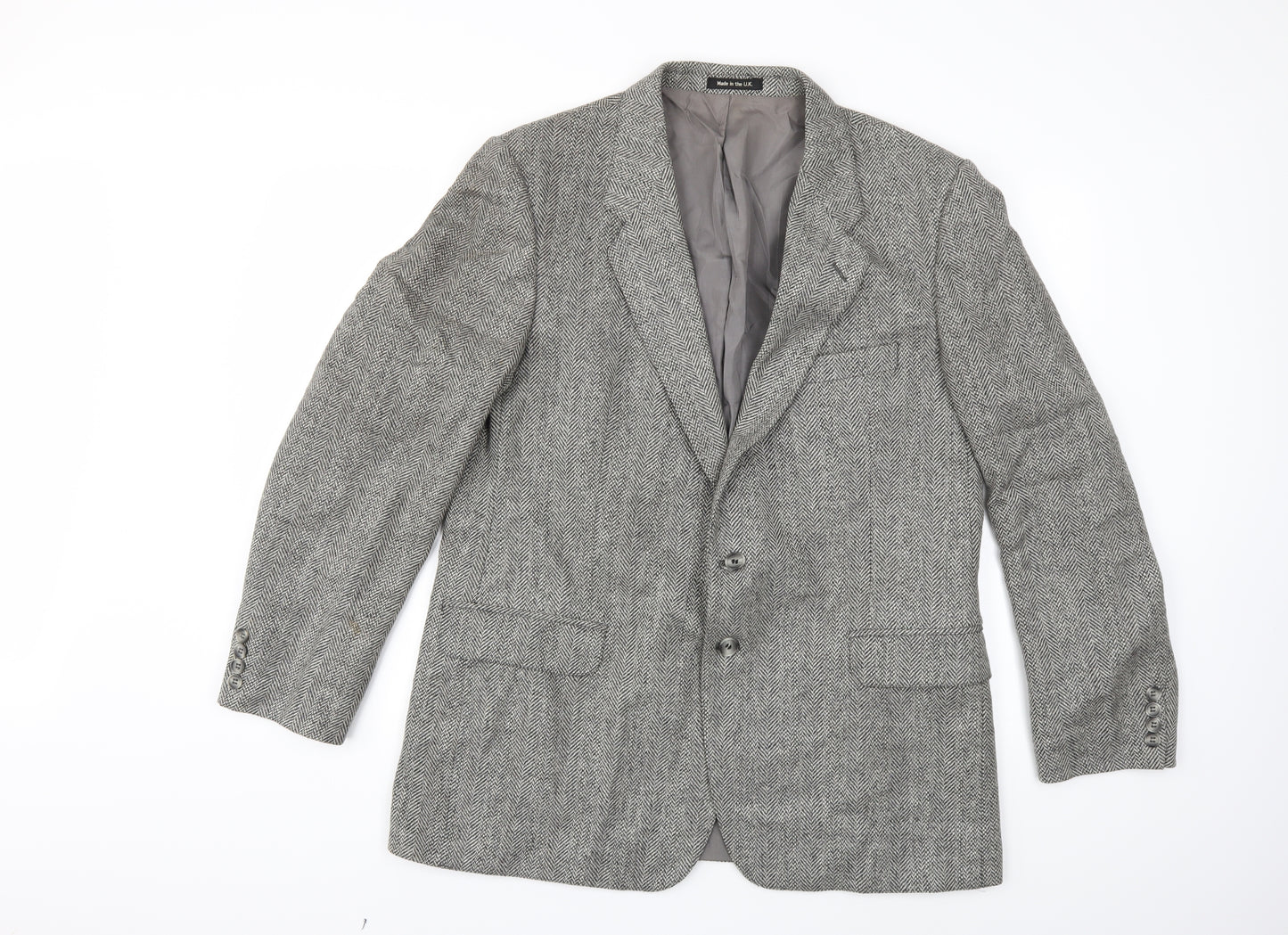 Preworn Mens Grey   Jacket Suit Jacket Size 42