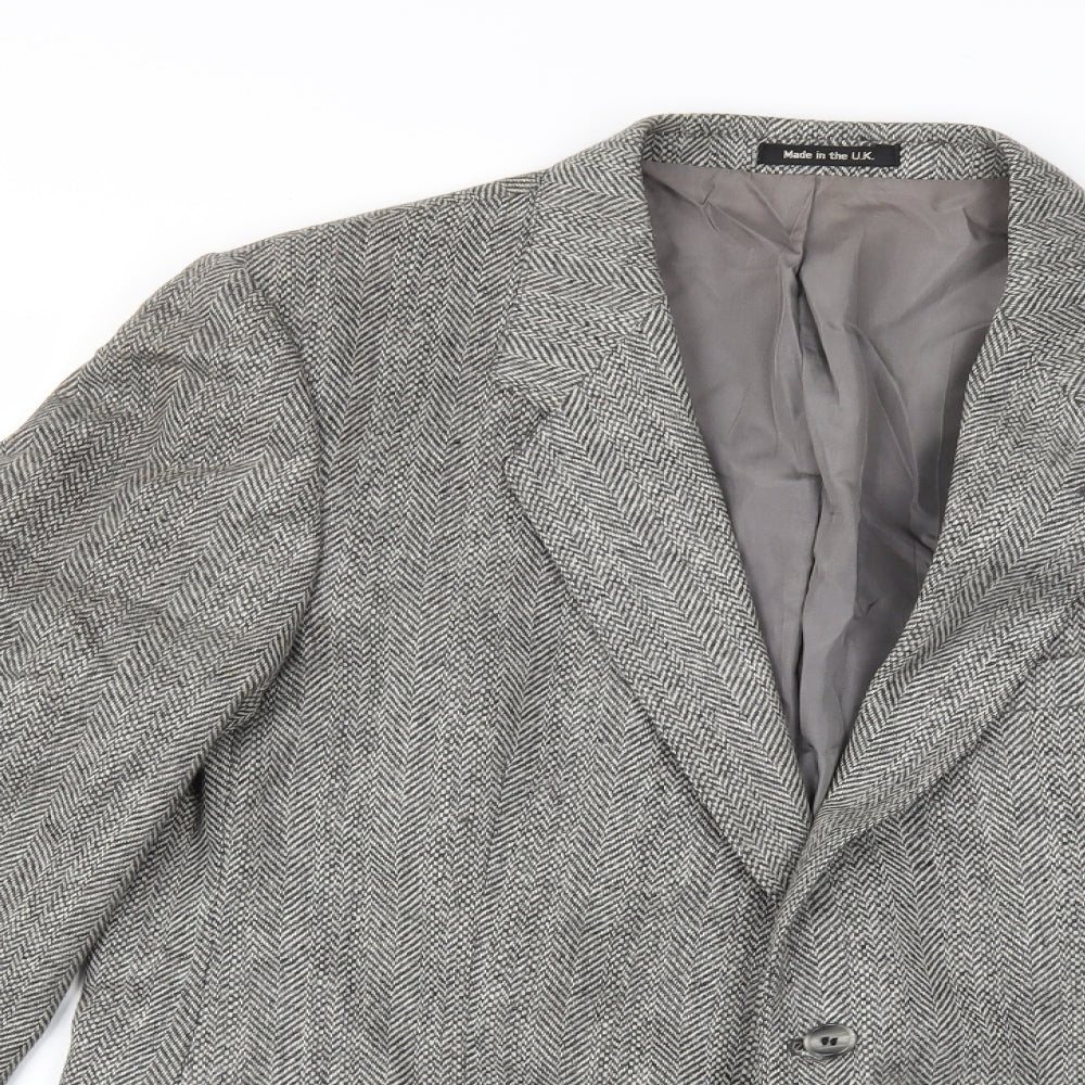 Preworn Mens Grey   Jacket Suit Jacket Size 42