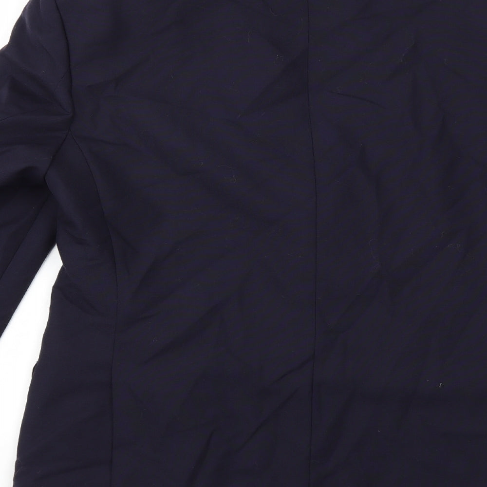 Preworn Mens Blue   Jacket Suit Jacket Size 38