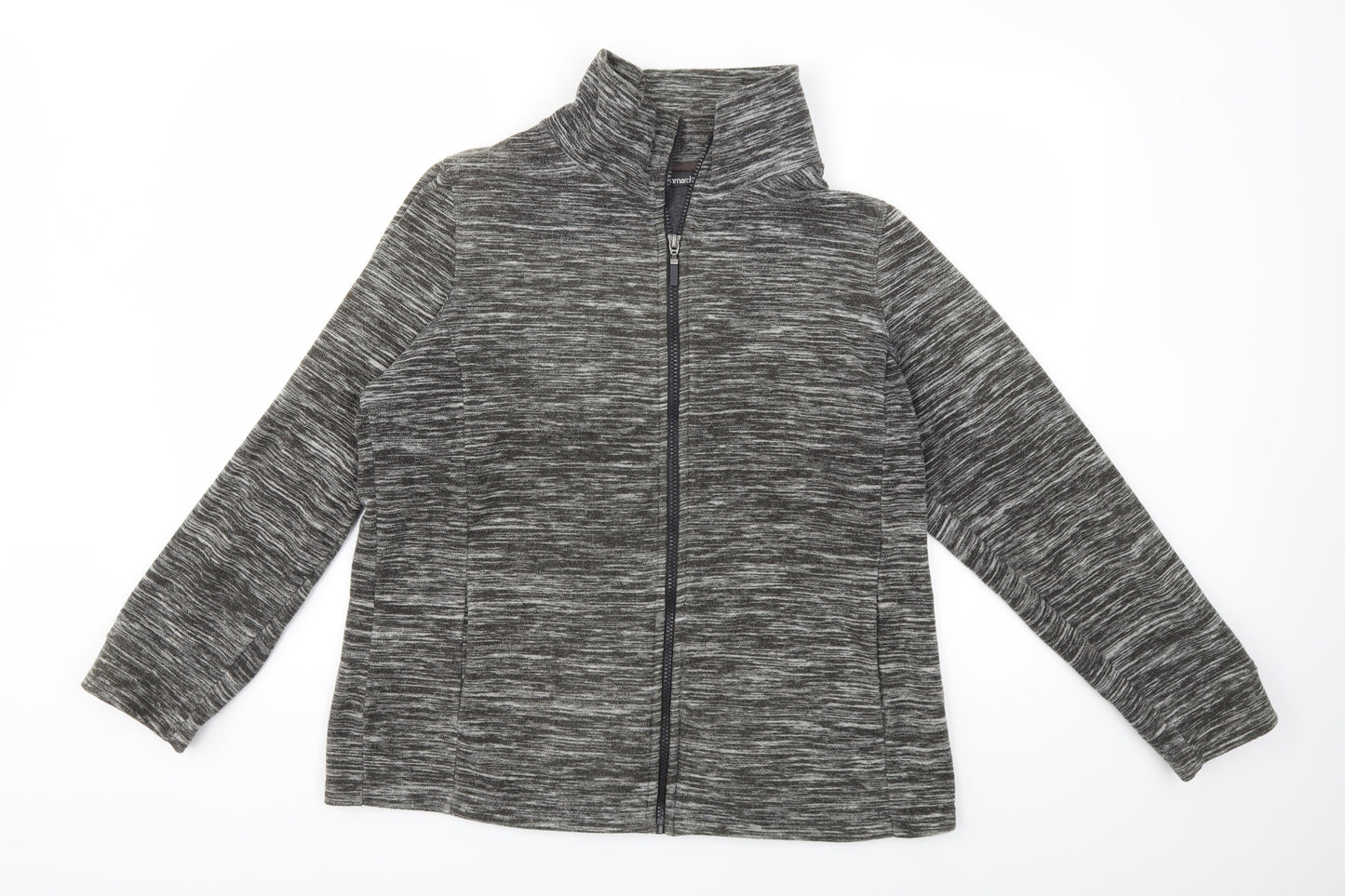 Bonmarché Womens Grey  Fleece Jacket  Size M