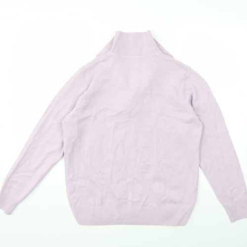 Damart Womens Purple  Knit Pullover Jumper Size 16