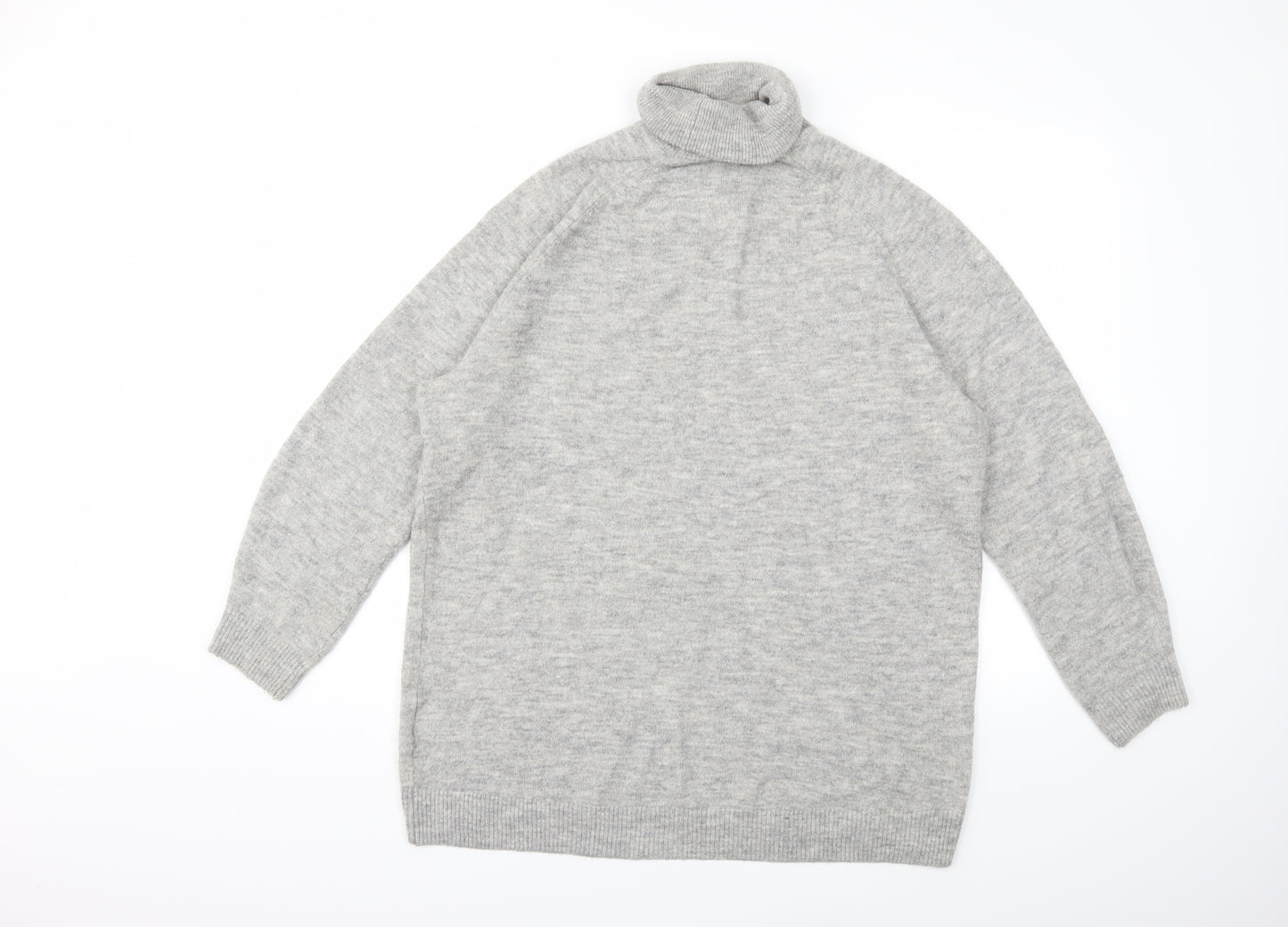 H&M Womens Grey  Knit Pullover Jumper Size M