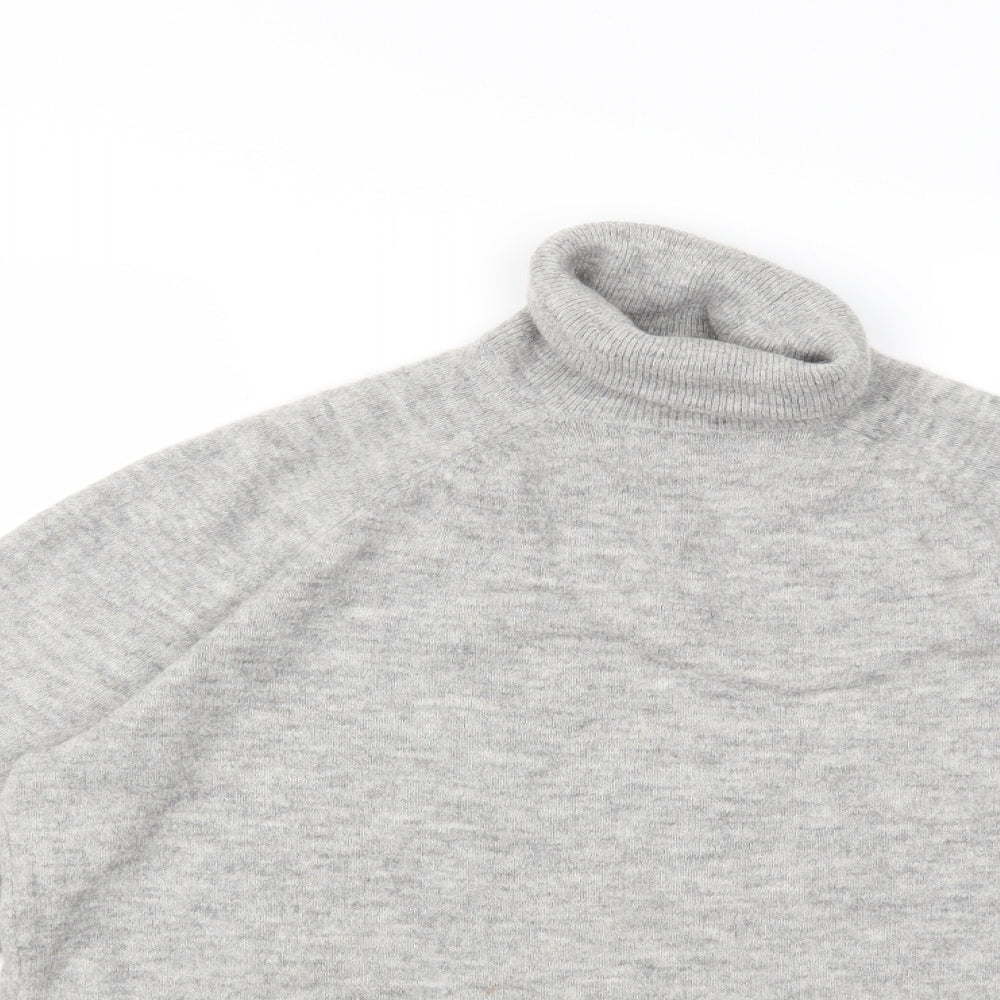 H&M Womens Grey  Knit Pullover Jumper Size M