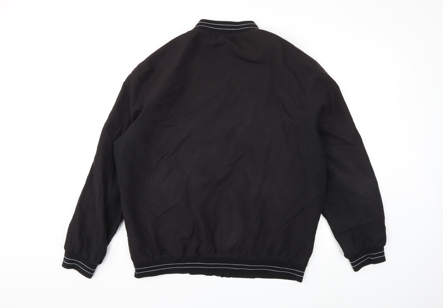 Preworn Mens Black   Bomber Jacket Jacket Size L