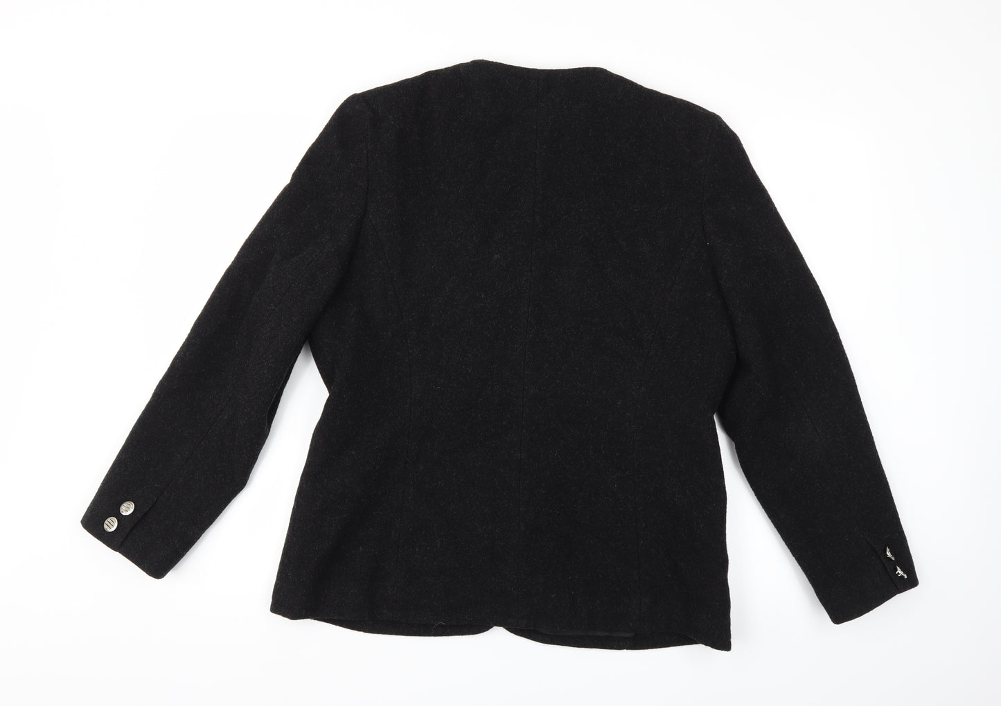 Preworn Womens Black   Jacket Coat Size 16
