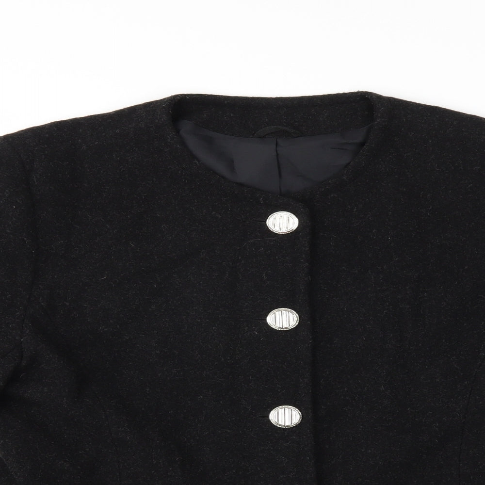 Preworn Womens Black   Jacket Coat Size 16