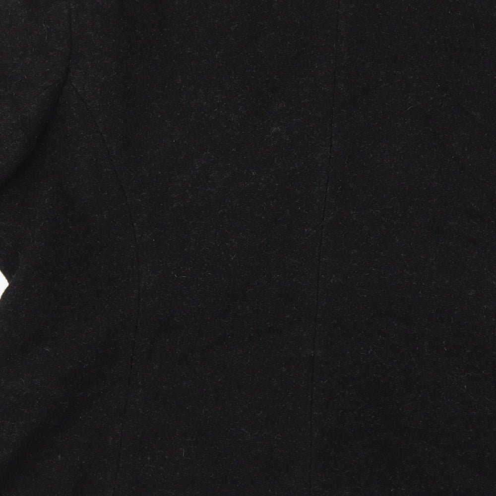 Preworn Womens Black   Jacket Coat Size 16