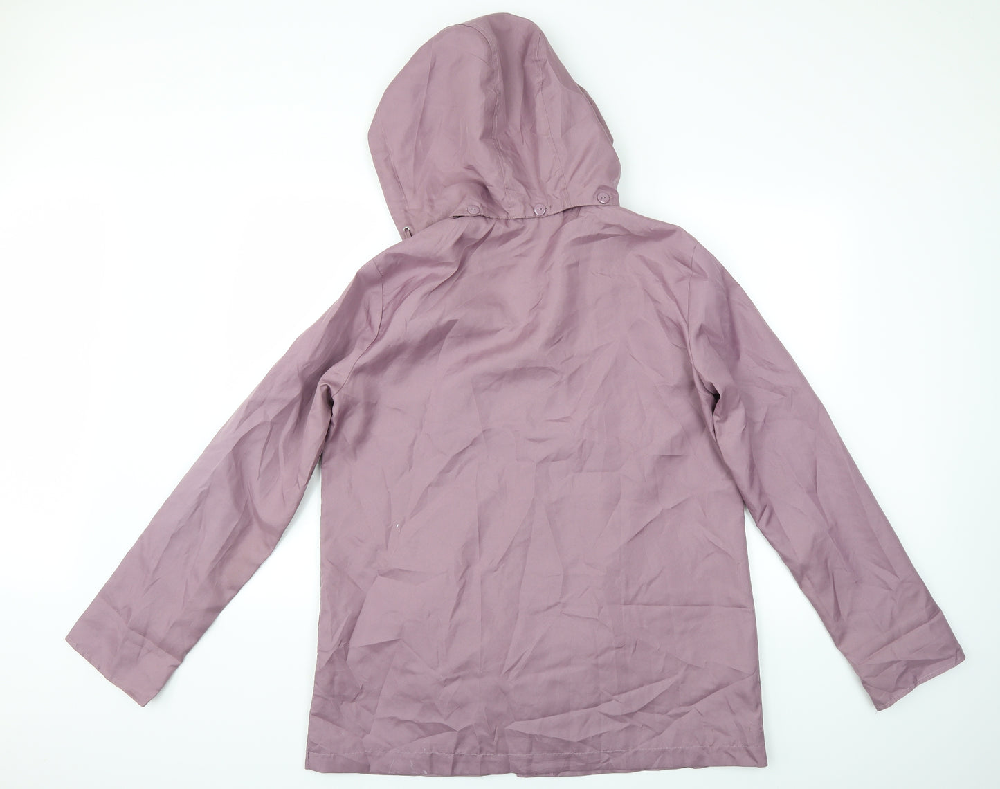 Anne De Lancay Womens Purple   Overcoat Coat Size 16
