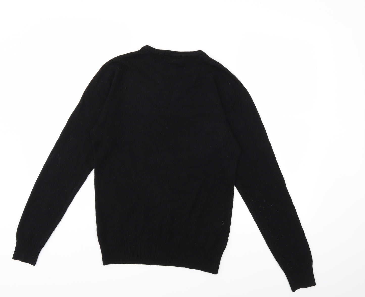 Cedar Wood State Mens Black  Knit Pullover Jumper Size XS