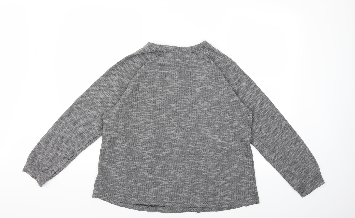 ASOS Womens Grey  Knit Pullover Jumper Size 12