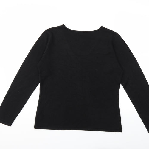 Bonmarché Womens Black   Pullover Jumper Size S