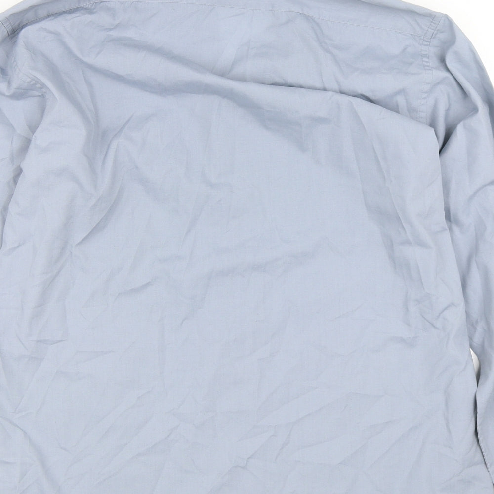 Taylor & Wright Mens Blue    Dress Shirt Size 15