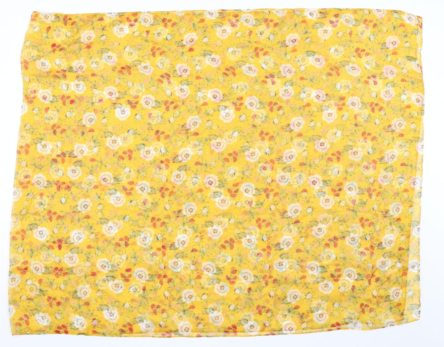 Matalan Womens Yellow Floral   Shawl/Wrap