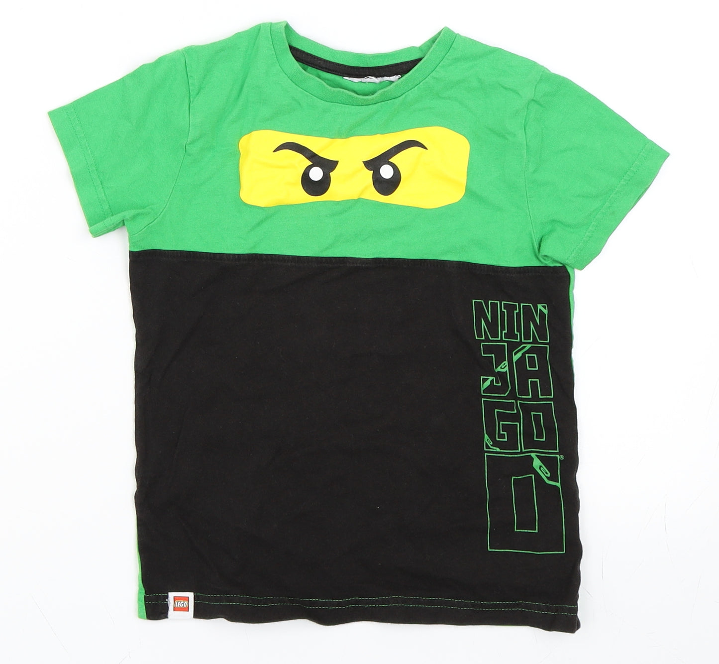 Primark Boys Green   Basic T-Shirt Size 5-6 Years  - Teenage Mutant Ninja Turtles