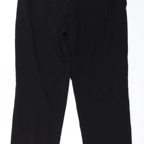 Marks and Spencer Womens Black   Trousers  Size 14 L30.5 in