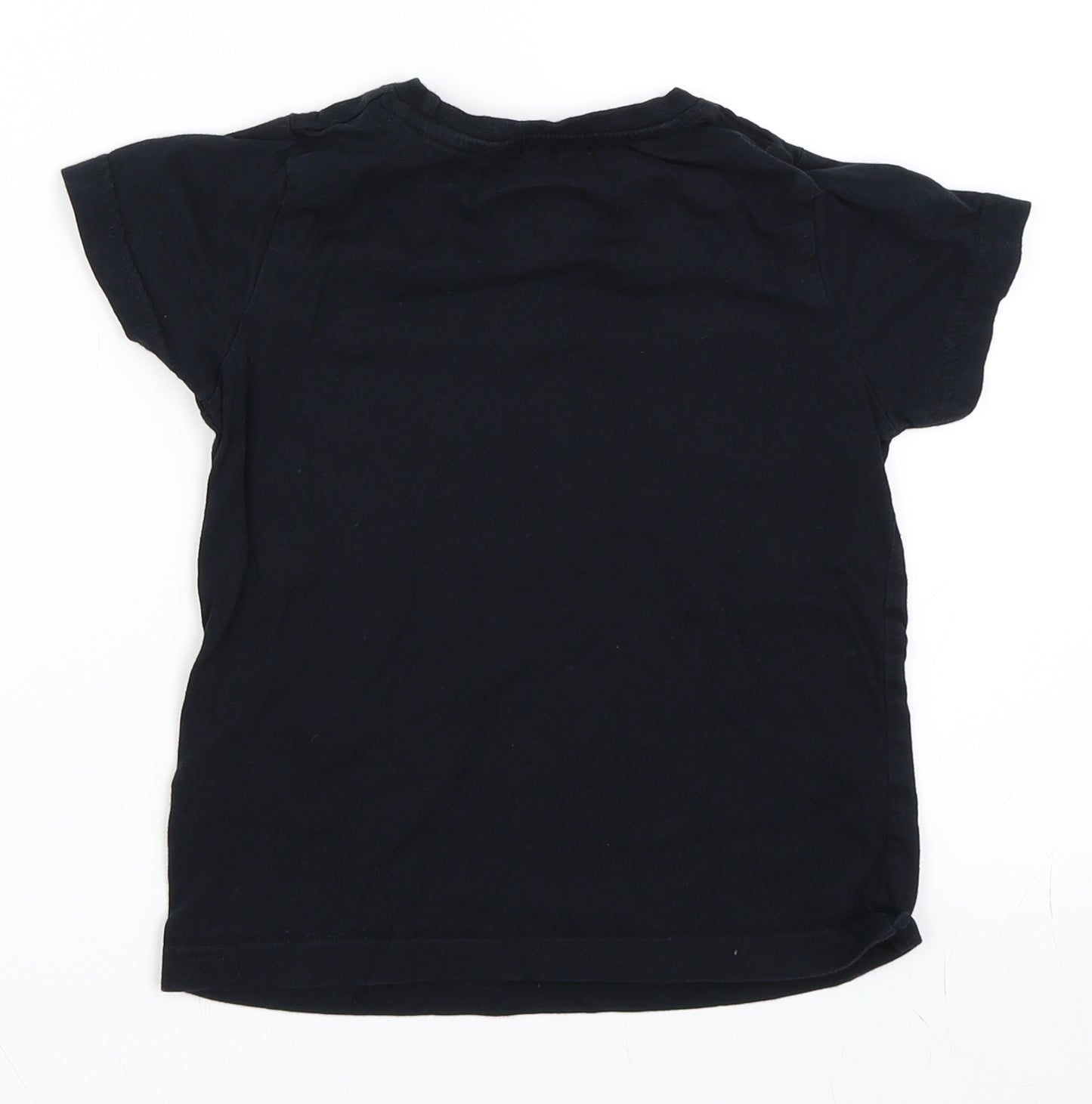 Primark Boys Black   Basic T-Shirt Size 4-5 Years