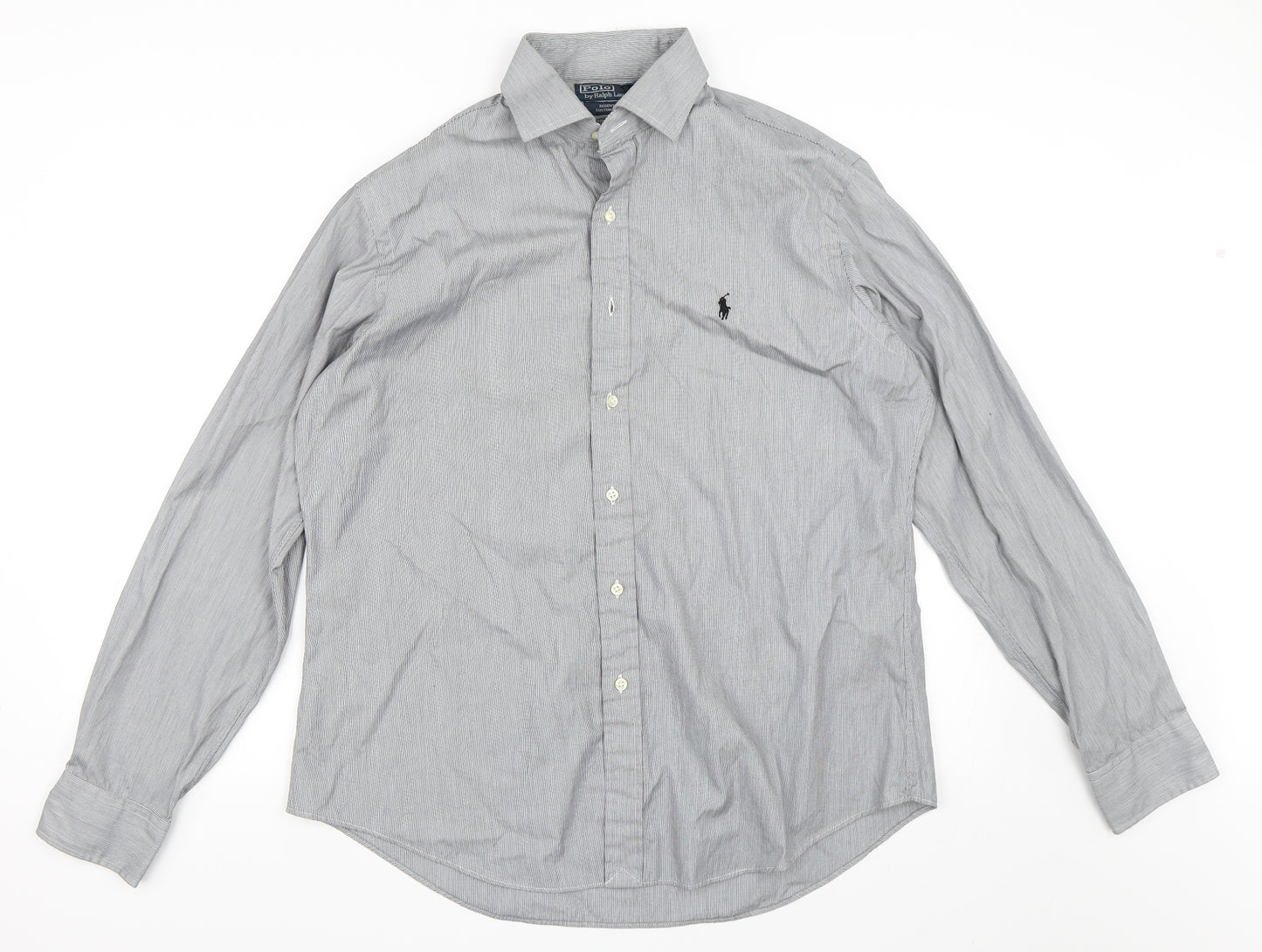 Ralph Lauren Mens Black    Dress Shirt Size 16.5