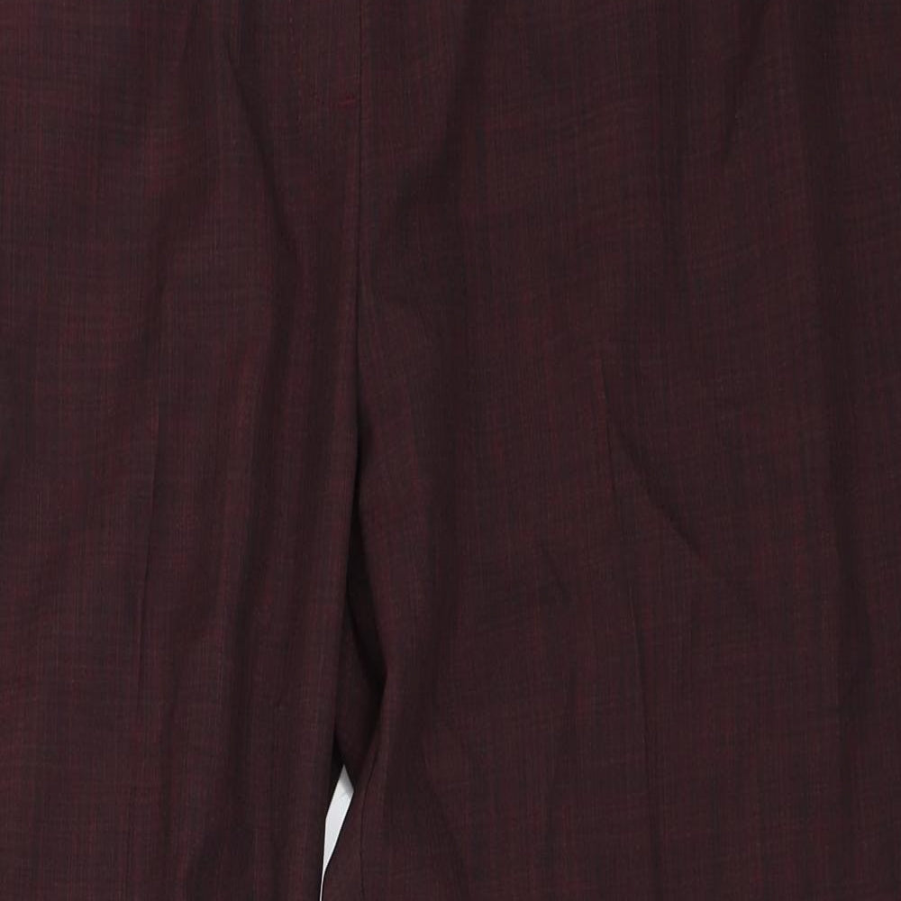 Marks and Spencer Womens Red   Trousers  Size 18 L29 in