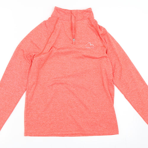 More Mile Girls Orange   Basic Casual Size 11-12 Years  - Gym Top