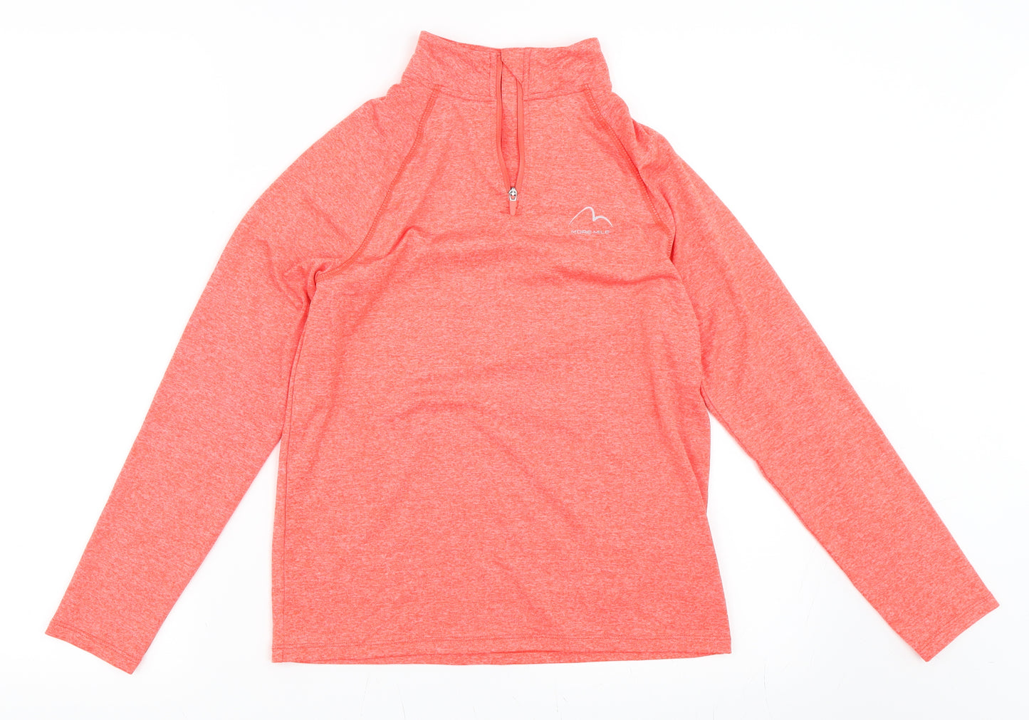 More Mile Girls Orange   Basic Casual Size 11-12 Years  - Gym Top