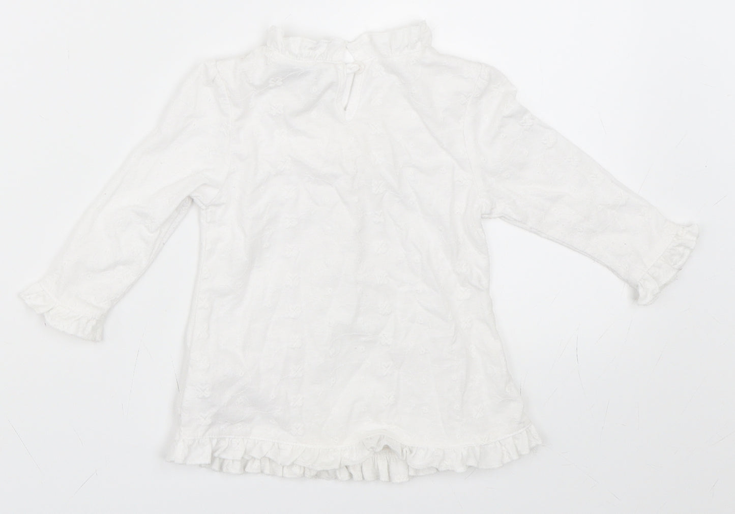 NEXT Girls White   Shift  Size 6-9 Months