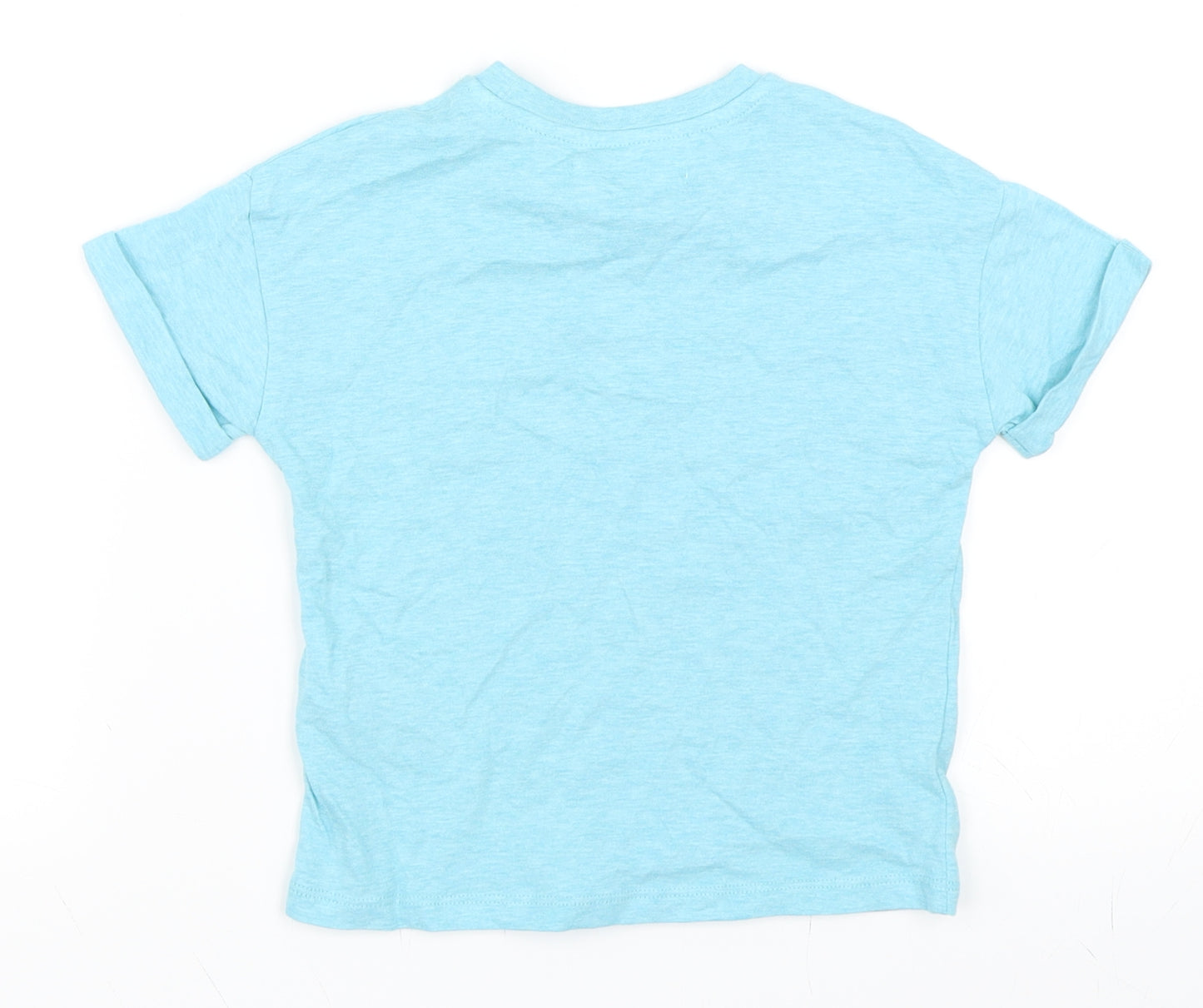 Marks and Spencer Boys Blue   Basic T-Shirt Size 3-4 Years