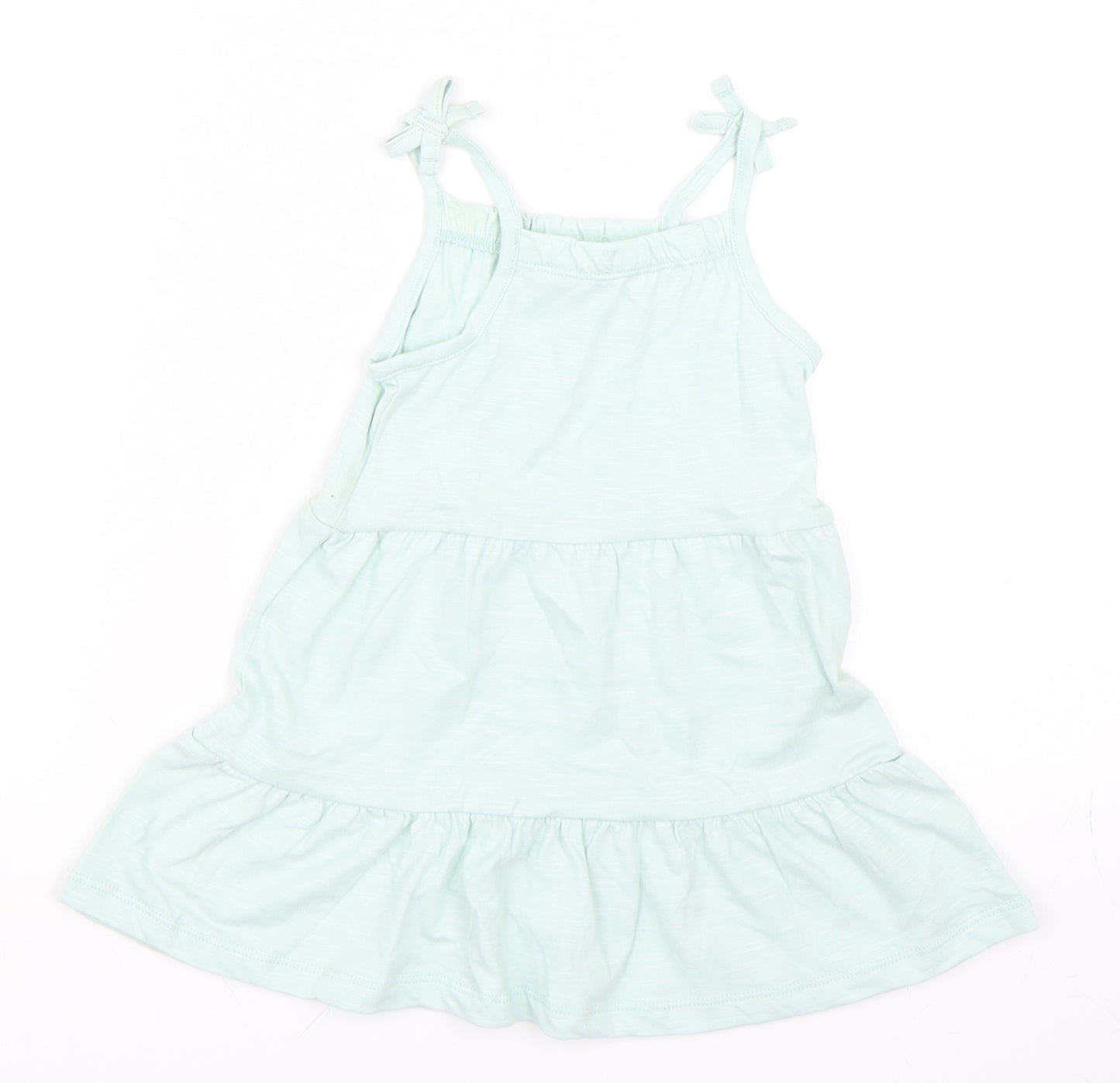 Marks and Spencer Girls Green   Shift  Size 12-18 Months