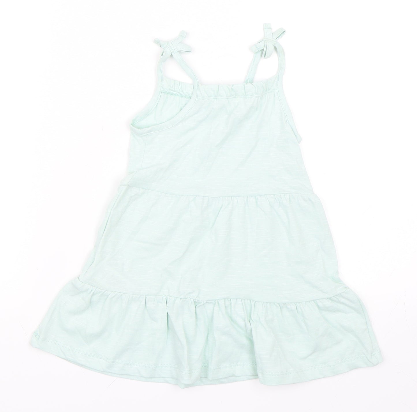 Marks and Spencer Girls Green   Shift  Size 12-18 Months