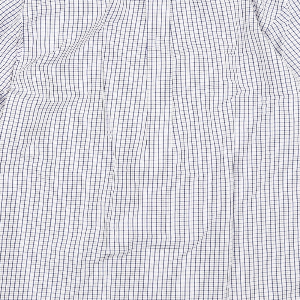 Brooks Brothers Mens Blue Check   Dress Shirt Size 15.5